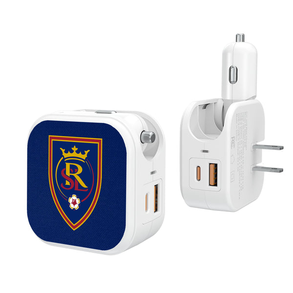 Real Salt Lake   Solid 2 in 1 USB Charger