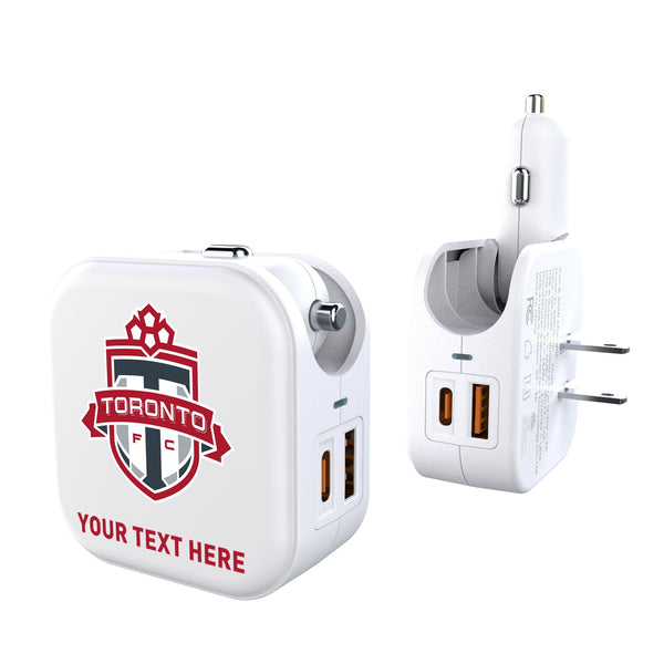 Toronto FC Personalized Insignia 2 in 1 USB Charger