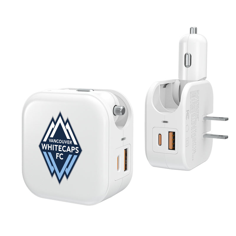 Vancouver Whitecaps   Insignia 2 in 1 USB Charger