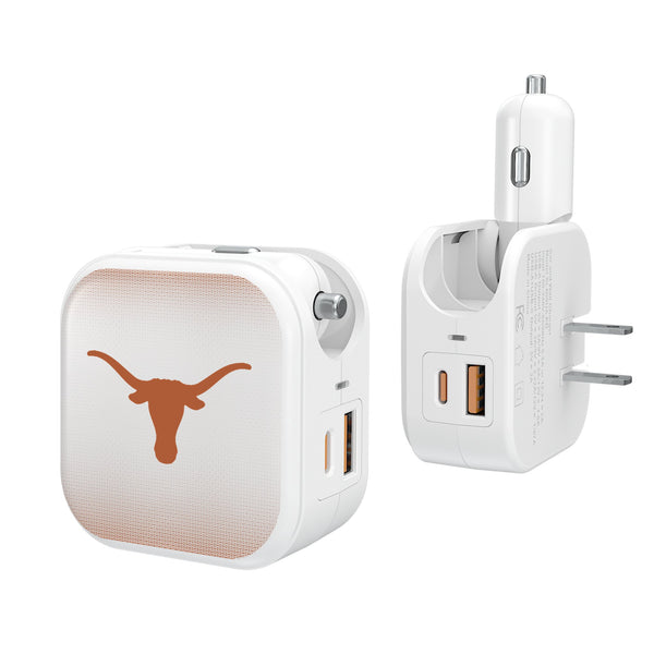 University of Texas Longhorns Linen 2 in 1 USB Charger