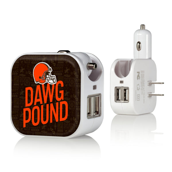 Cleveland Browns 2024 Illustrated Limited Edition 2 in 1 USB Charger