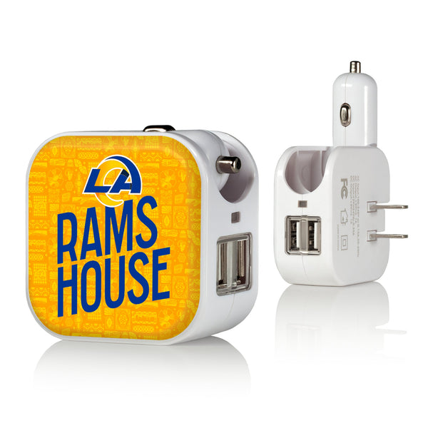 Los Angeles Rams 2024 Illustrated Limited Edition 2 in 1 USB Charger
