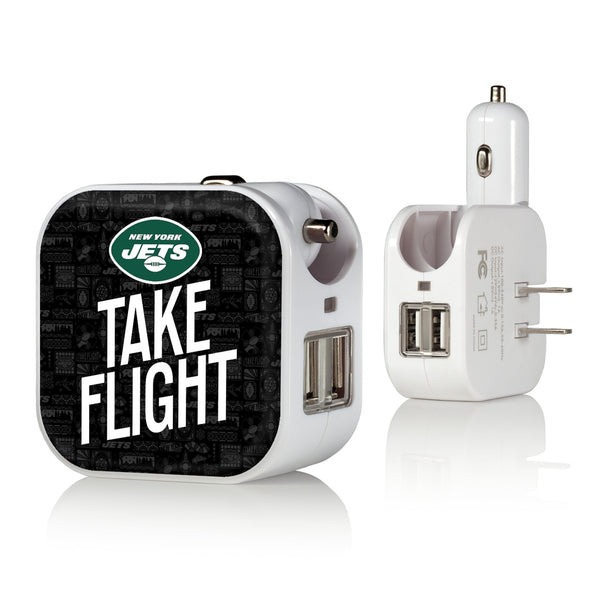 New York Jets 2024 Illustrated Limited Edition 2 in 1 USB Charger