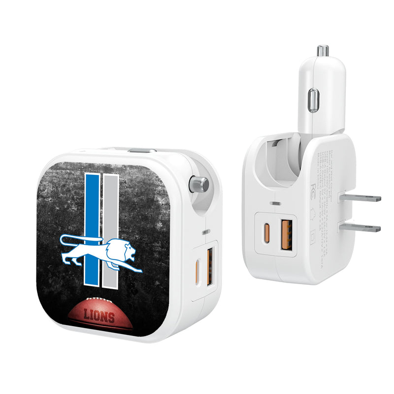 Detroit Lions Retro Legendary 2 in 1 USB Charger