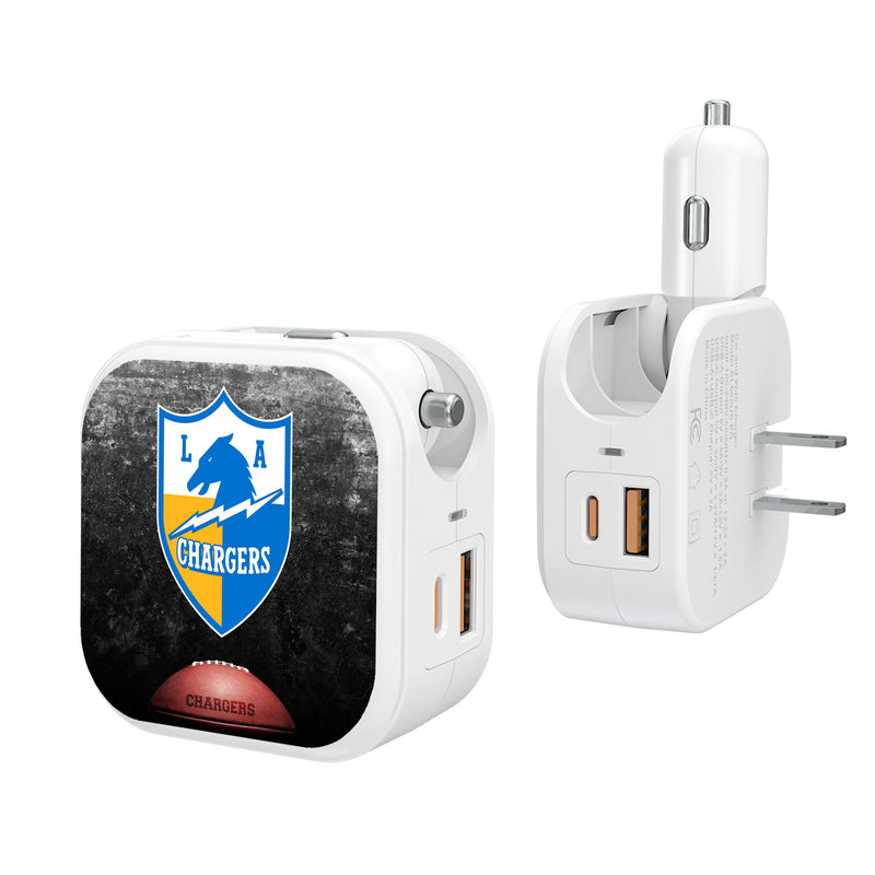 Los Angeles Chargers Historic Collection Legendary 2 in 1 USB Charger