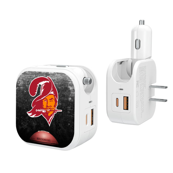 Tampa Bay Buccaneers Historic Collection Legendary 2 in 1 USB Charger