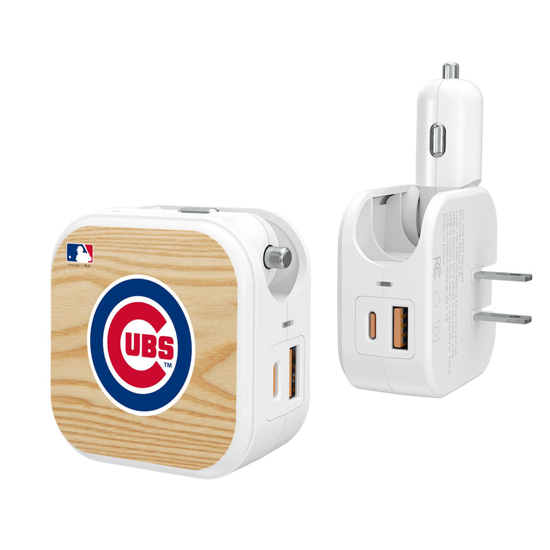 Chicago Cubs Baseball Bat 2 in 1 USB Charger