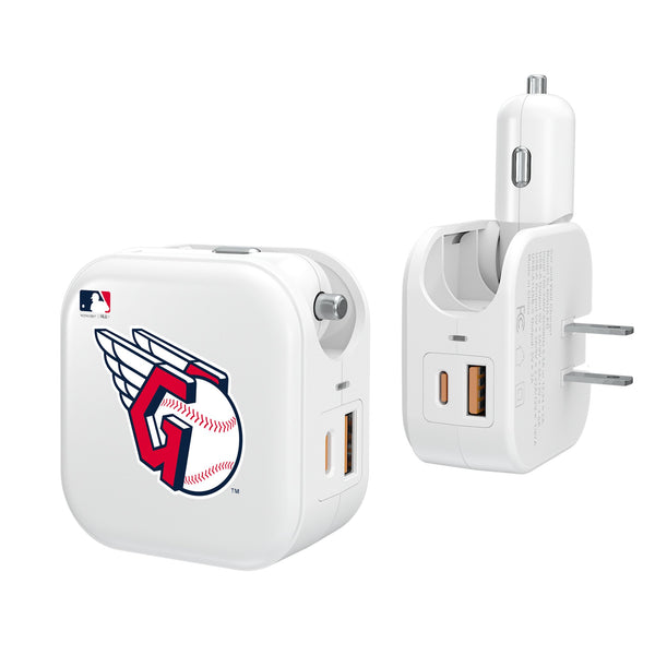 Cleveland Guardians Insignia 2 in 1 USB Charger