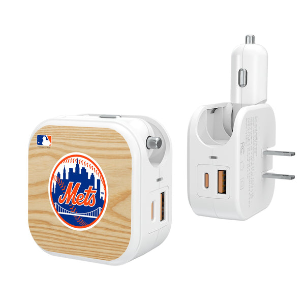 New York Mets Baseball Bat 2 in 1 USB Charger