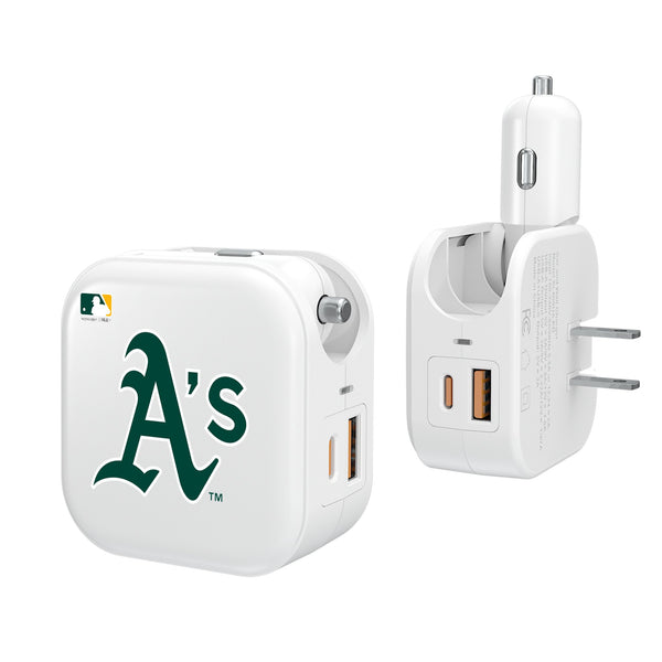 Oakland Athletics Insignia 2 in 1 USB Charger