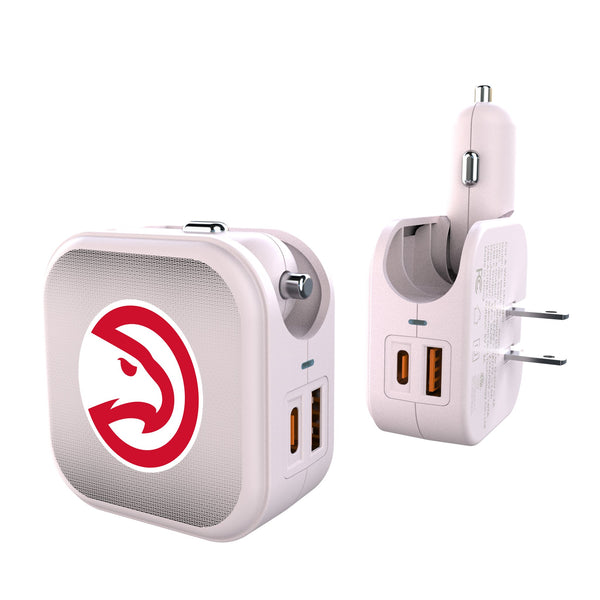 Atlanta Hawks Linen 2 in 1 USB Charger
