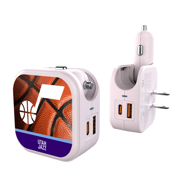 Utah Jazz Basketball 2 in 1 USB Charger