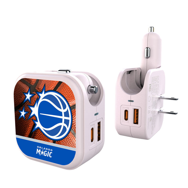 Orlando Magic Basketball 2 in 1 USB Charger