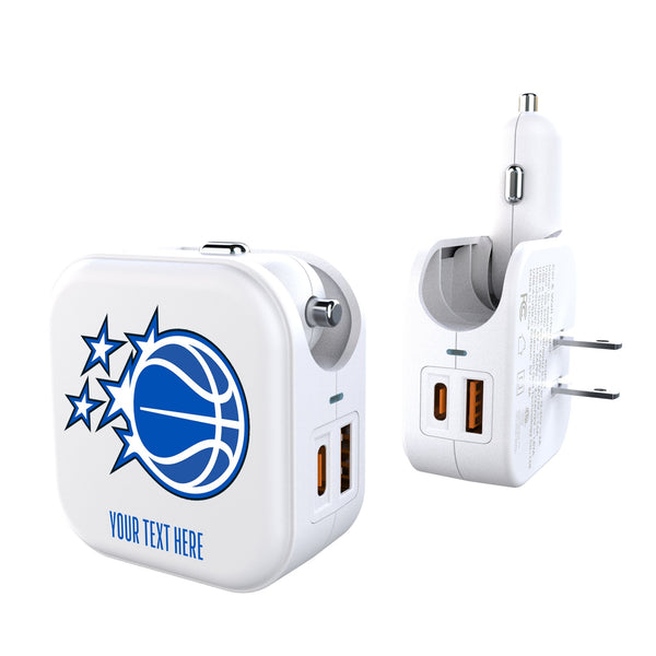 Orlando Magic Personalized Insignia 2 in 1 USB Charger