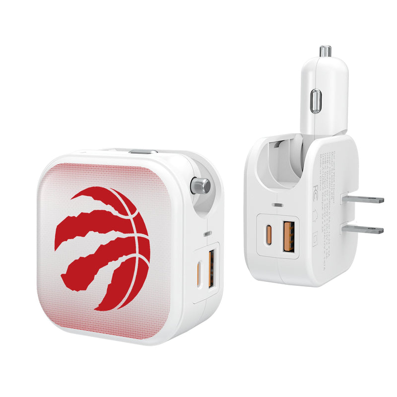 Toronto Raptors Linen 2 in 1 USB Charger