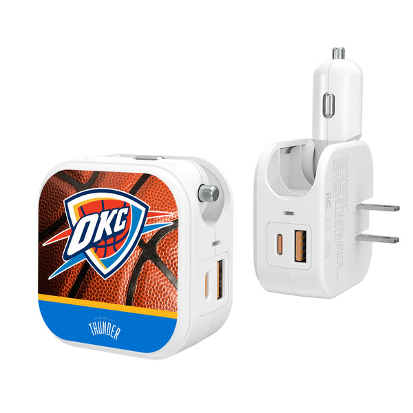 Oklahoma City Thunder Basketball 2 in 1 USB Charger
