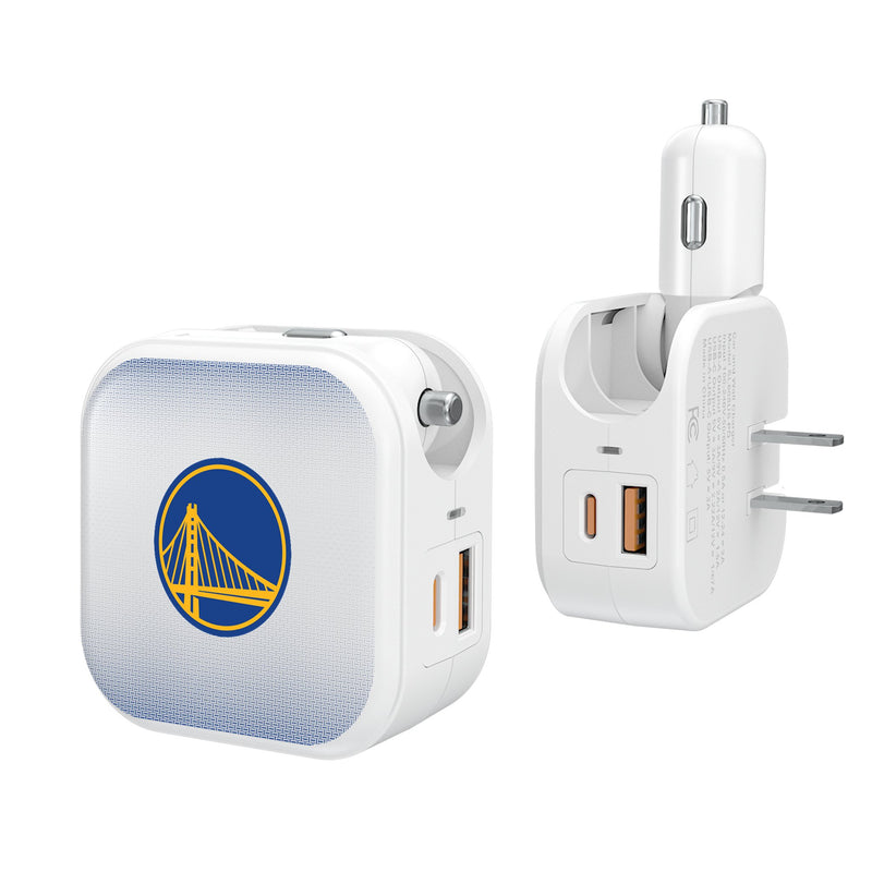 Golden State Warriors Linen 2 in 1 USB Charger