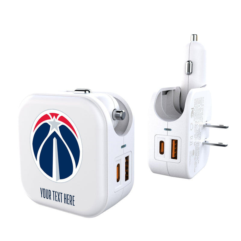 Washington Wizards Personalized Insignia 2 in 1 USB Charger
