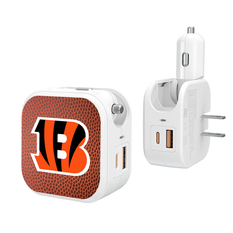 Cincinnati Bengals Football 2 in 1 USB Charger