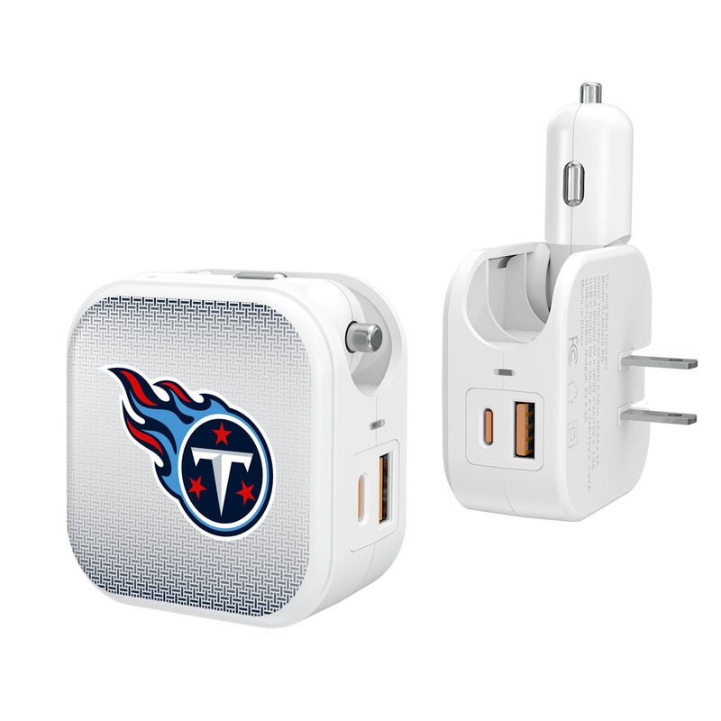 Tennessee Titans Linen 2 in 1 USB Charger