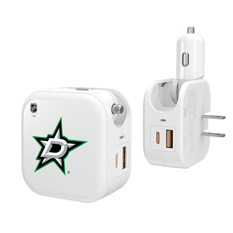 Dallas Stars Insignia 2 in 1 USB Charger