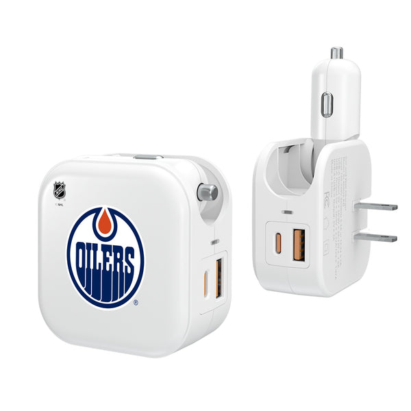 Edmonton Oilers Insignia 2 in 1 USB Charger