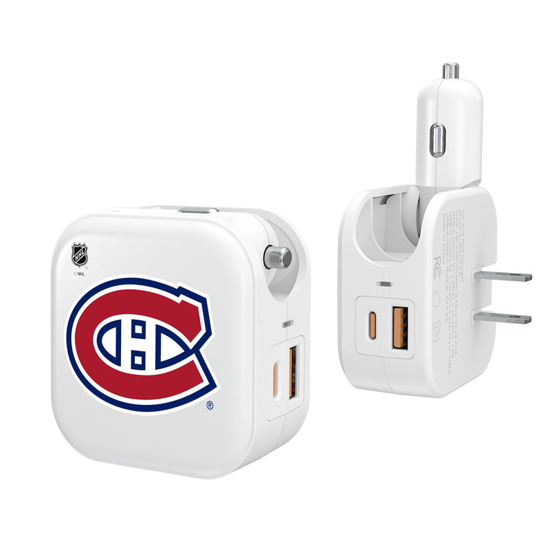 Montreal Canadiens Insignia 2 in 1 USB Charger