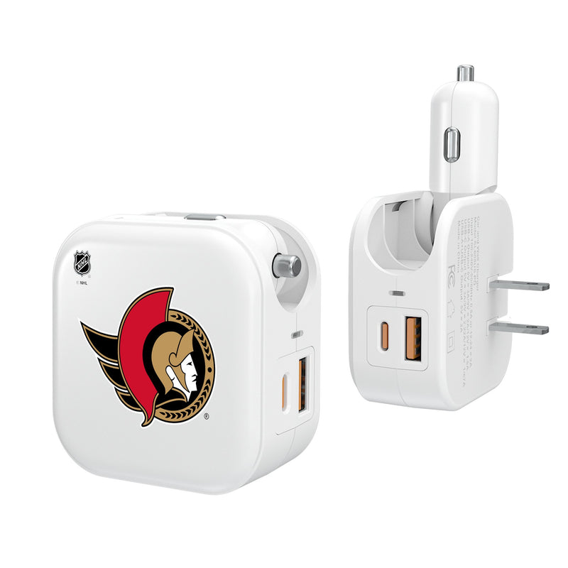 Ottawa Senators Insignia 2 in 1 USB Charger