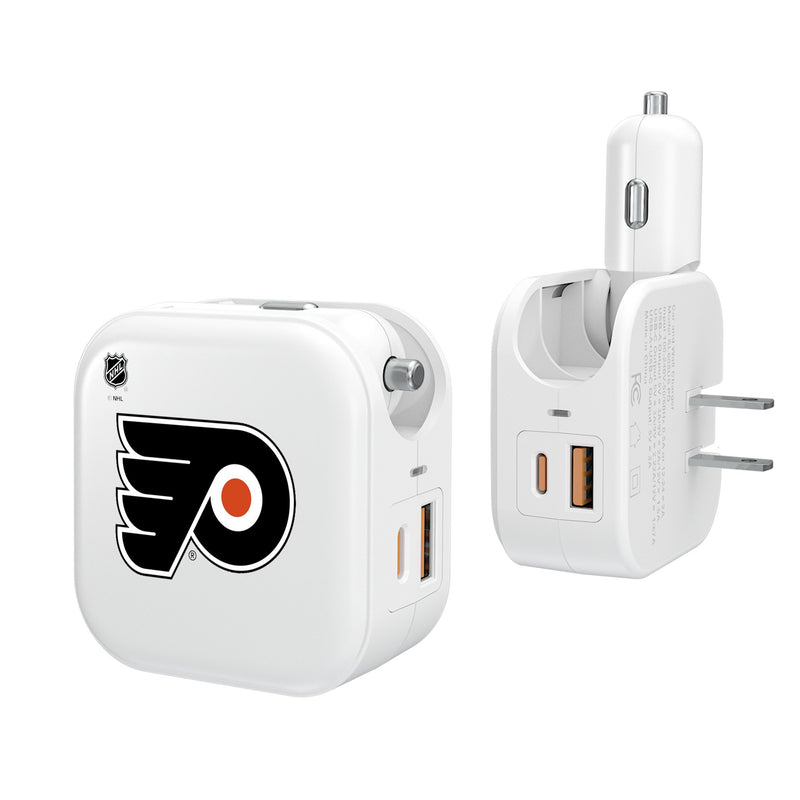 Philadelphia Flyers Insignia 2 in 1 USB Charger