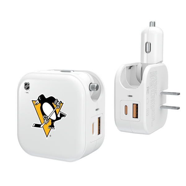 Pittsburgh Penguins Insignia 2 in 1 USB Charger