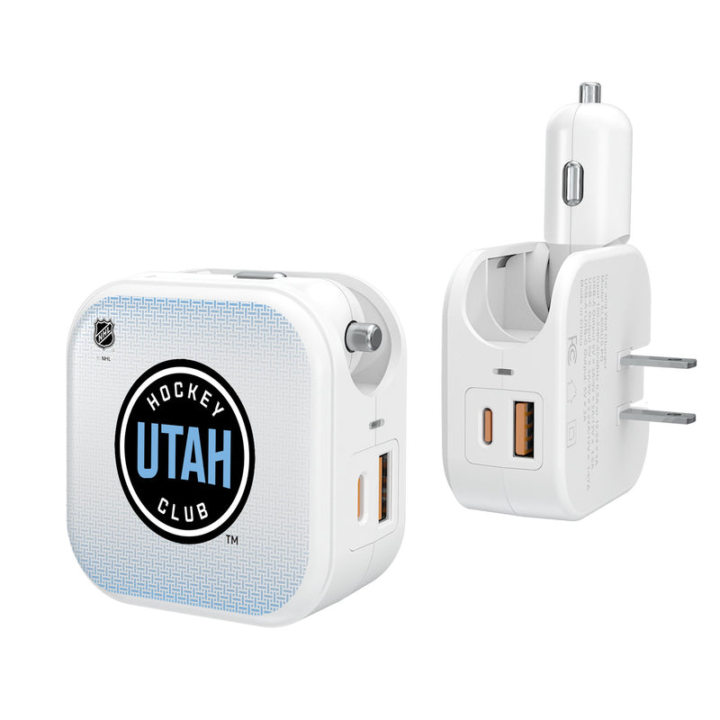 Utah Hockey Club Linen 2 in 1 USB Charger