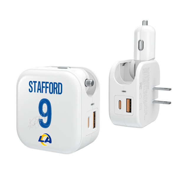Matthew Stafford Los Angeles Rams 9 Ready 2 in 1 USB Charger