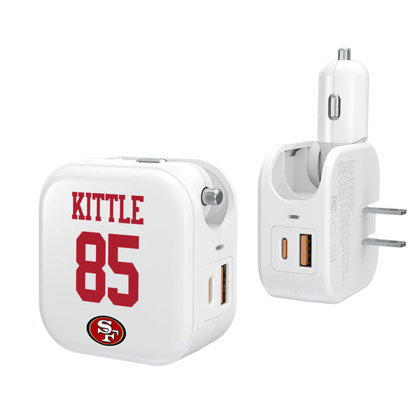 George Kittle San Francisco 49ers 85 Ready 2 in 1 USB Charger