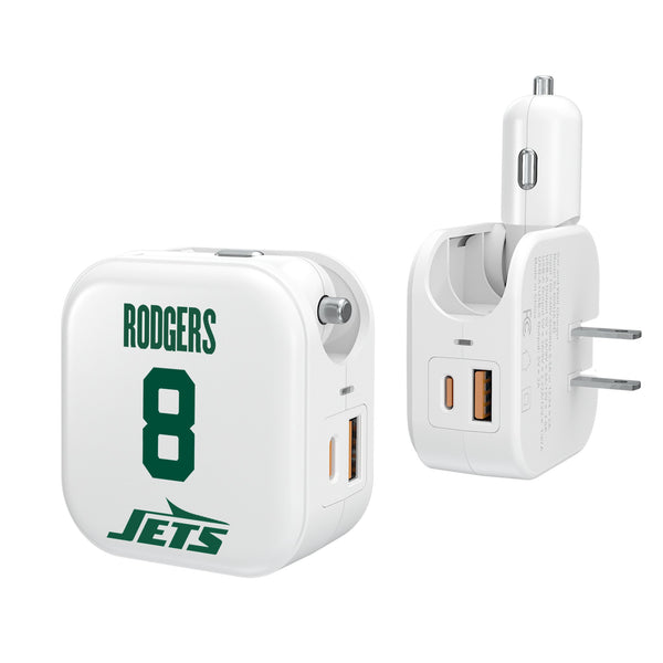 Aaron Rodgers New York Jets 8 Ready 2 in 1 USB Charger