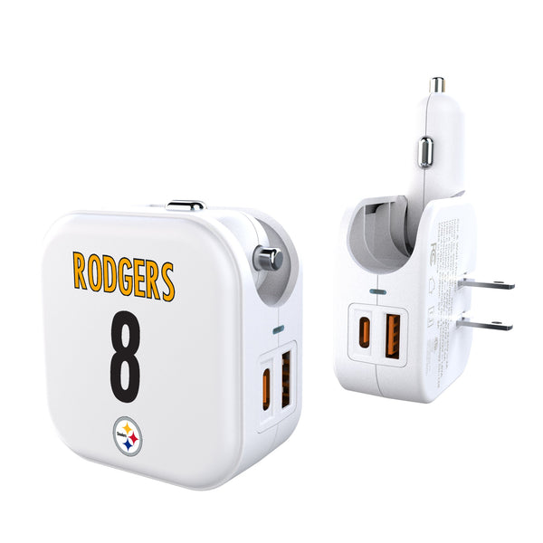 Aaron Rodgers Pittsburgh Steelers 8 Game Tactic 2 in 1 USB Charger