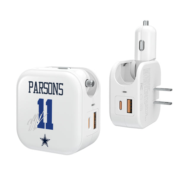 Micah Parsons Dallas Cowboys 11 Ready 2 in 1 USB Charger