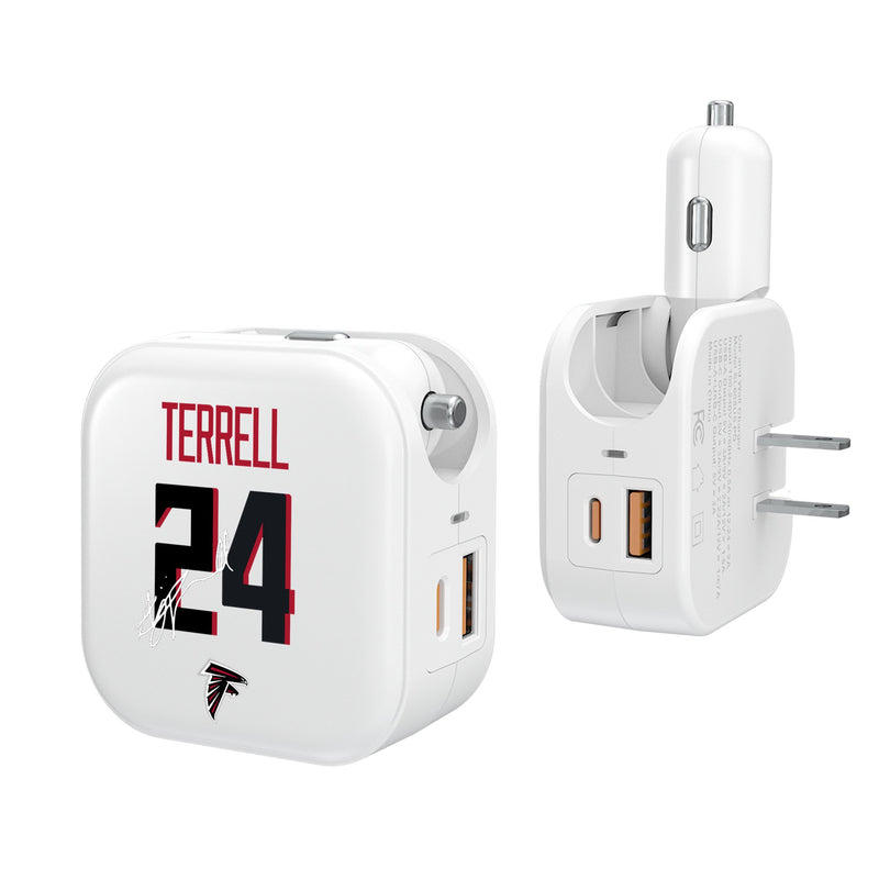 A.J. Terrell Atlanta Falcons 24 Ready 2 in 1 USB Charger
