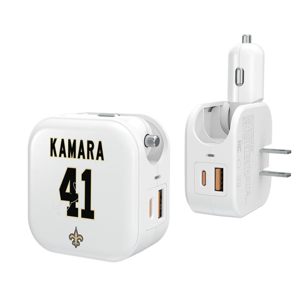Alvin Kamara New Orleans Saints 41 Ready 2 in 1 USB Charger