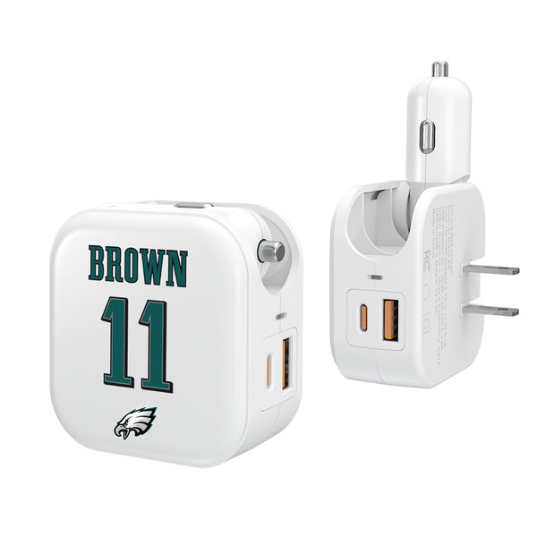 A.J. Brown Philadelphia Eagles 11 Ready 2 in 1 USB Charger