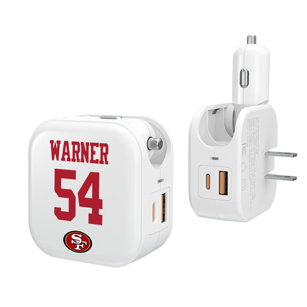 Fred Warner San Francisco 49ers 54 Ready 2 in 1 USB Charger