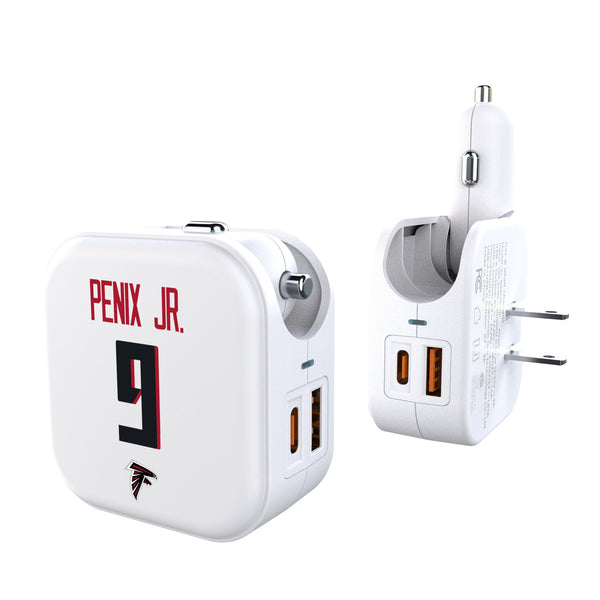 Michael Penix Jr. Atlanta Falcons 9 Game Tactic 2 in 1 USB Charger
