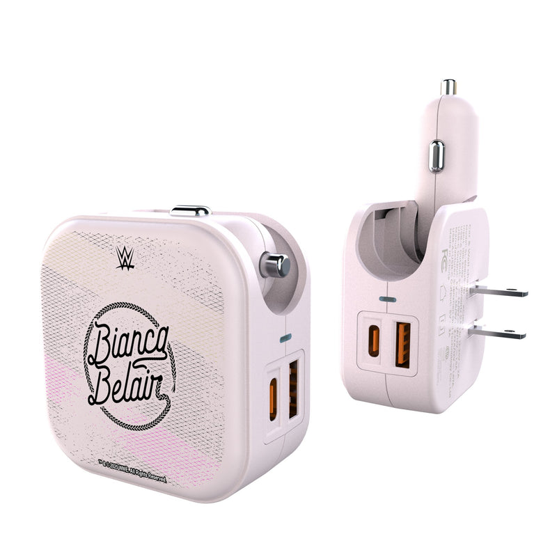 Bianca Belair Steel 2 in 1 USB Charger