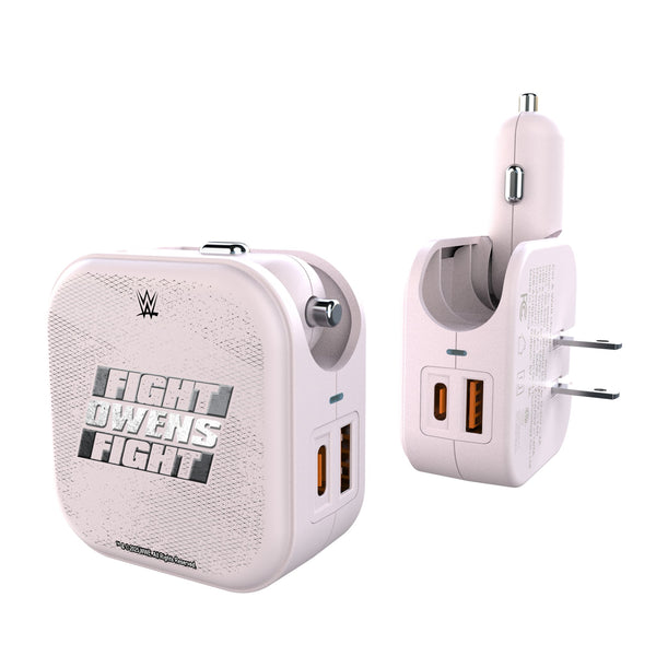 Kevin Owens Steel 2 in 1 USB Charger
