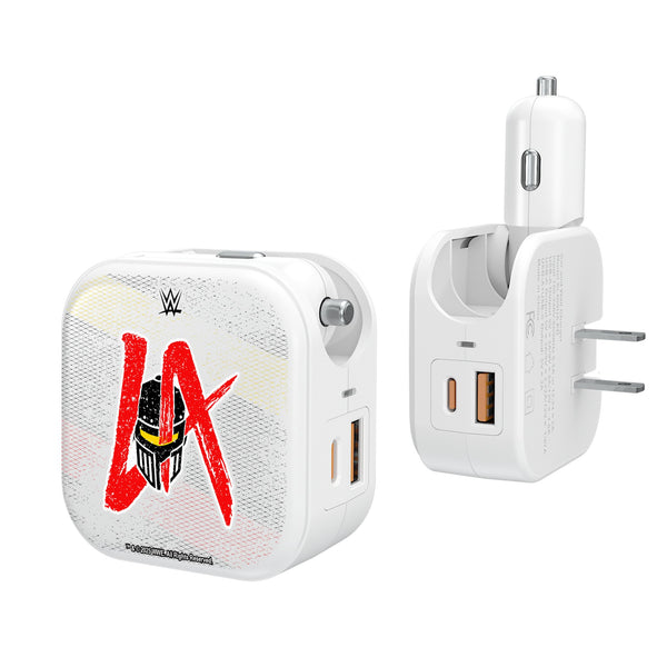 LA Knight Steel 2 in 1 USB Charger