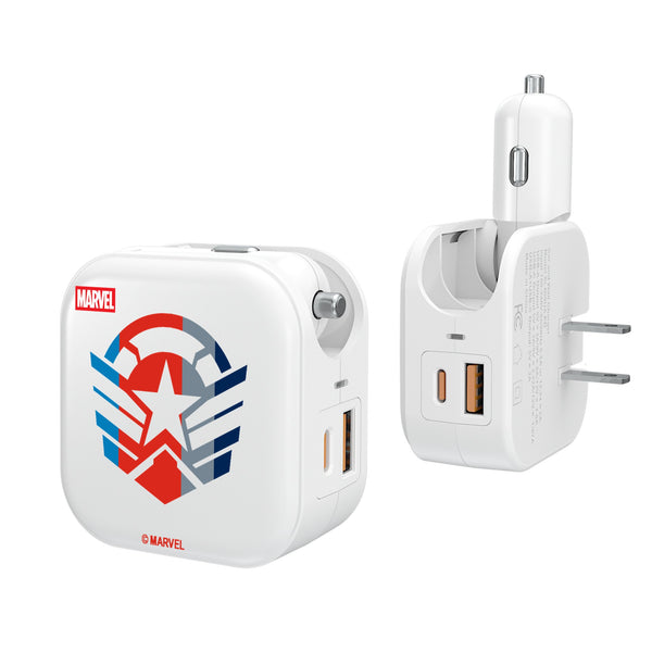 Marvel Avengers Sam Wilson Captain America Sigil 2 in 1 USB Charger
