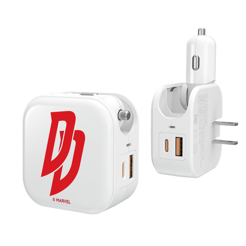 Marvel Daredevil Badge 2 in 1 USB Charger