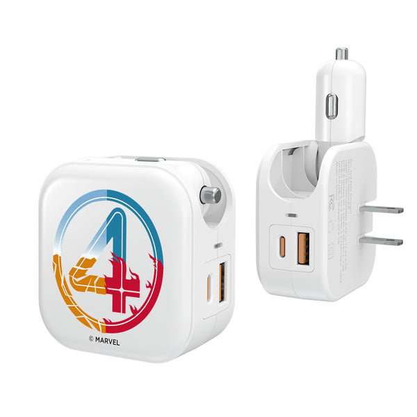 Marvel Fantastic Four Badge 2 in 1 USB Charger