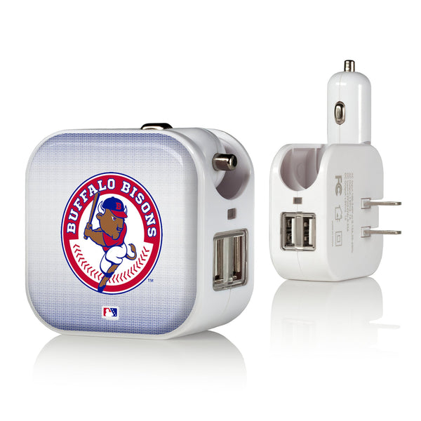Buffalo Bisons Linen 2 in 1 USB Charger