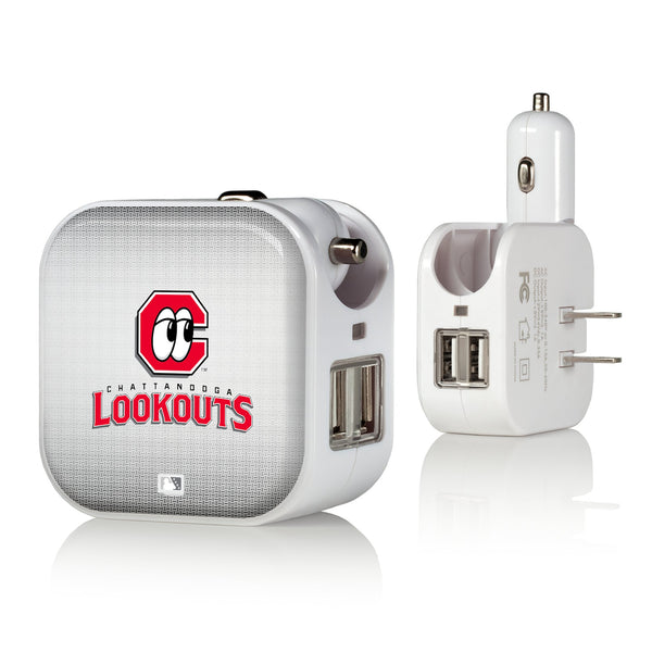 Chattanooga Lookouts Linen 2 in 1 USB Charger