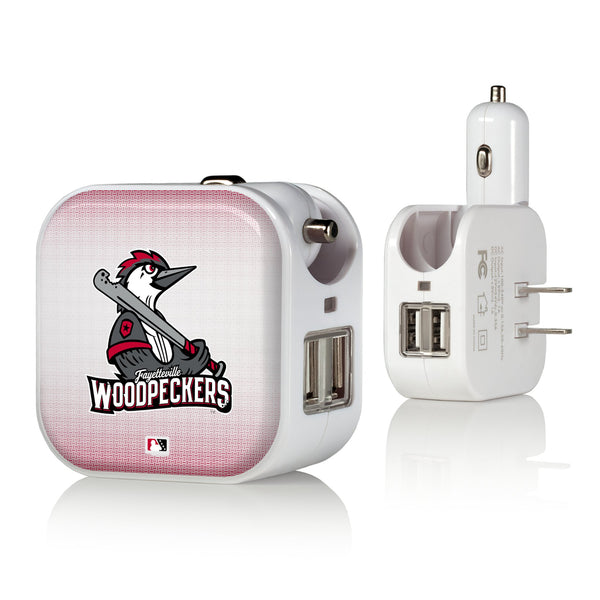 Fayetteville Woodpeckers Linen 2 in 1 USB Charger
